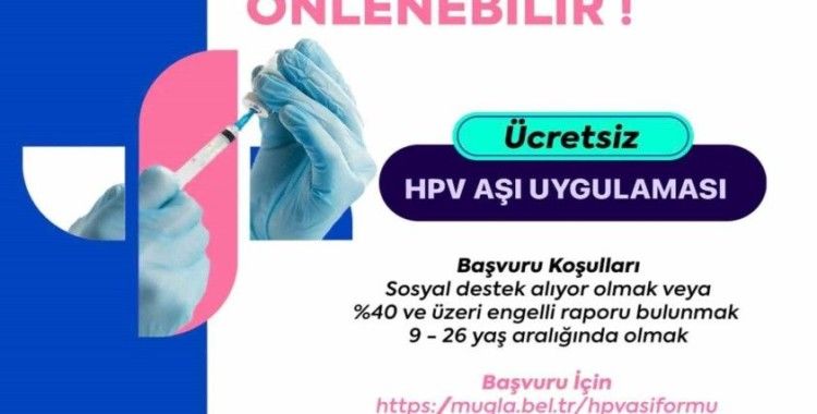 HPV aşısı için başvurular devam ediyor
