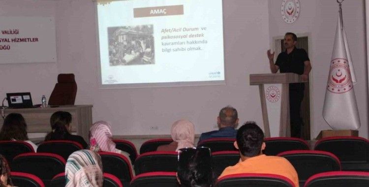 Bayburt’ta afet farkındalık ve psikolojik ilk yardım eğitimleri
