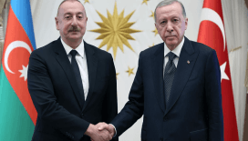 Cumhurbaşkanı Erdoğan, Azerbaycan Cumhurbaşkanı Aliyev ile görüştü