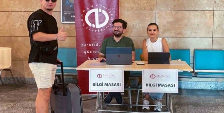 Anadolu Üniversitesinden Eskişehir’e yeni gelen öğrencilere sıcak karşılama
