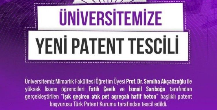 Niğde Ömer Halisdemir Üniversitesi’nin başvuruları tescillenmeye devam ediyor
