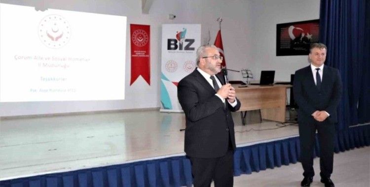 Çorum’da “BİZ” projesi başladı
