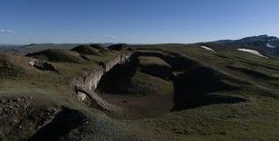 Erzurum'un tarihi Büyük Palandöken Tabyası bir asrı aşkındır ayakta duruyor