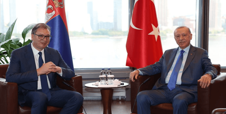 Cumhurbaşkanı Erdoğan, Sırbistan Cumhurbaşkanı Vucic ile görüştü