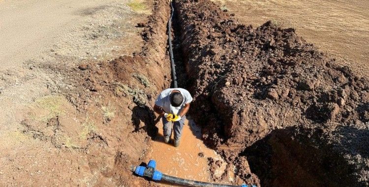 DİSKİ'den Sur'un yeni yerleşim yerlerine içme suyu hattı