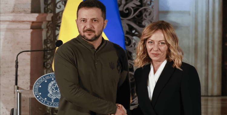 Meloni ve Zelenskiy, Roma'da Ukrayna'nın "Zafer Planı"nı görüştü