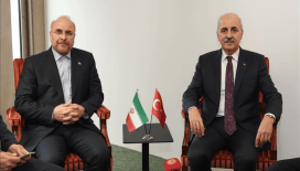 TBMM Başkanı Kurtulmuş, İran İslami Şura Meclisi Başkanı Galibaf ile görüştü