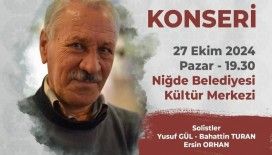 Niğde Belediyesi’nden Fikret Dikmen Türküleri Konseri
