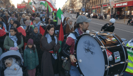 İsveç'te İsrail'in Gazze, Lübnan ve İran'a yönelik saldırıları protesto edildi