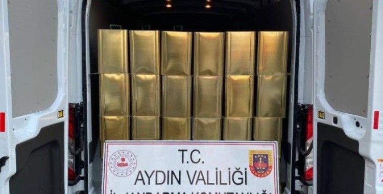 Aydın'da 3 ton 600 litre sahte zeytinyağı ele geçirildi