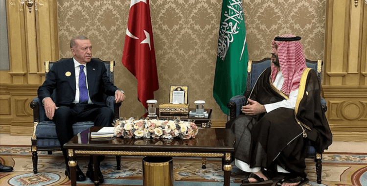 Cumhurbaşkanı Erdoğan, Suudi Arabistan Veliaht Prensi Muhammed bin Selman ile görüştü