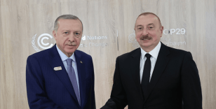 Cumhurbaşkanı Erdoğan, Azerbaycan Cumhurbaşkanı Aliyev ile görüştü