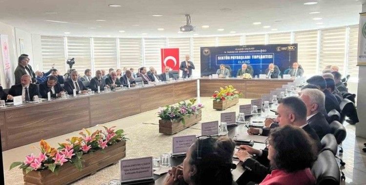 Elazığ’da ‘sektör paydaşları toplantısı’ gerçekleştirildi
