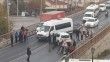 Köprüdeki kaza trafiğin tıkanmasına yol açtı
