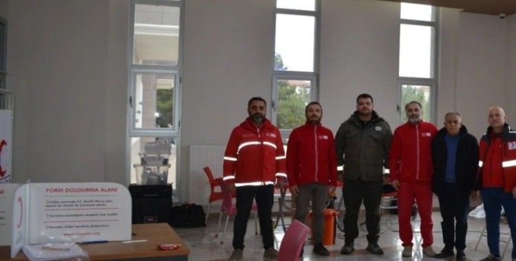 DKMP personelleri kan bağışı yaptı
