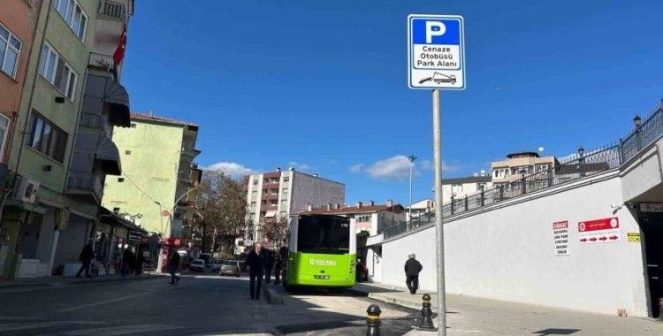 Mehmet Ali Paşa Cami’ye cenaze otobüsü park alanı
