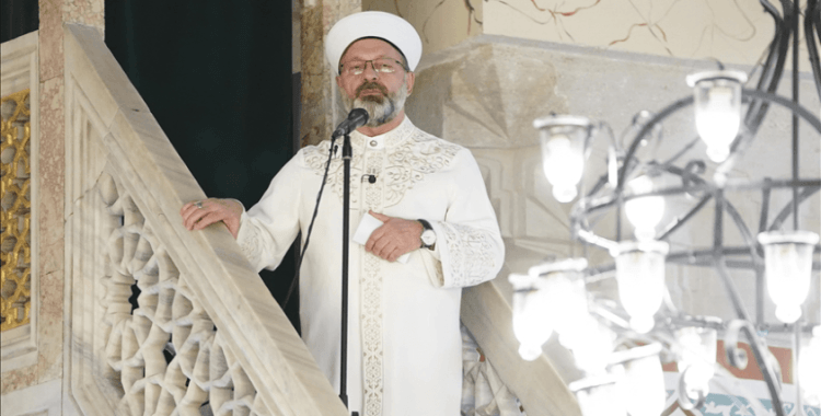 Diyanet İşleri Başkanı Erbaş: Şahsiyetimizin inşasında aileden sonra en önemli rolü öğretmenlerimiz üstlenmektedir