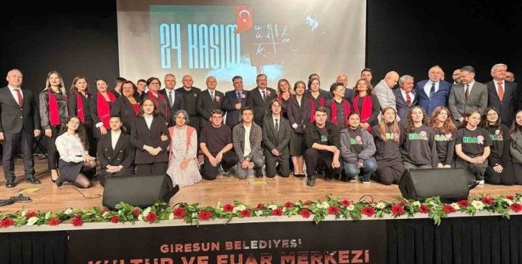 Giresun’da 24 Kasım Öğretmen Günü törenlerle kutlandı
