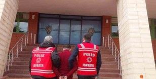 Isparta’da 34 yıl hapis cezasıyla aranan şahıs yakalandı
