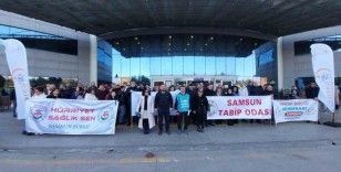 Samsun’da aile hekimlerinden basın açıklaması
