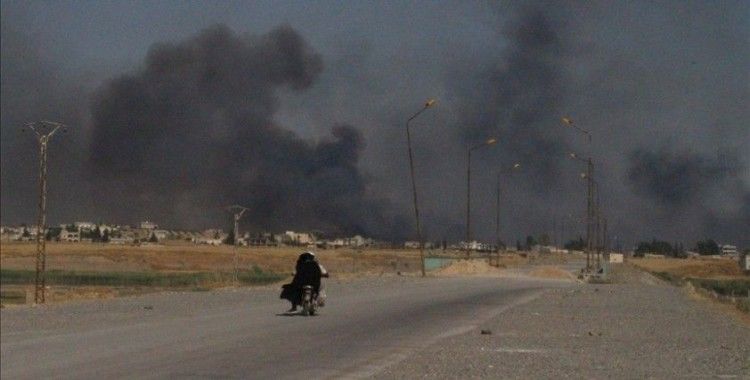 Terör örgütü PKK/YPG'nin Cerablus'a roket saldırısında 2 kişi öldü, 8 kişi yaralandı