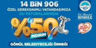 ‘Engelli dostu’ başkandan özel destek: 14 bin 906 kişiye su faturasında yüzde 50 indirim
