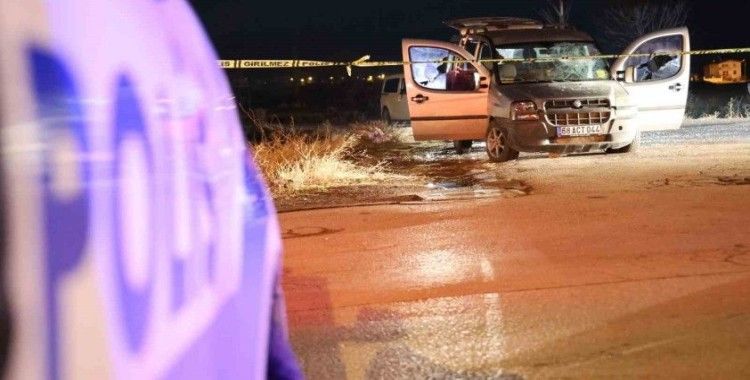 Aksaray’da araca tüfekli saldırı: 1 ağır yaralı
