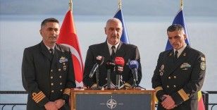 NATO Daimi Mayın Karşı Tedbirleri Deniz Görev Grubu-2'nin komutası Türkiye'ye geçti