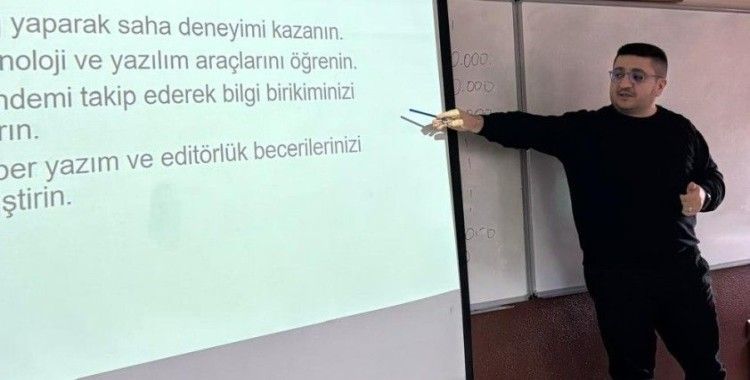 Ajans haberciliğinin perde arkası BEUN Meslek Yüksekokulu’nda anlatıldı
