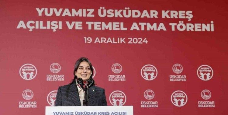 Üsküdar Belediyesi’nin ilk kreşi “Yuvamız Üsküdar” açıldı
