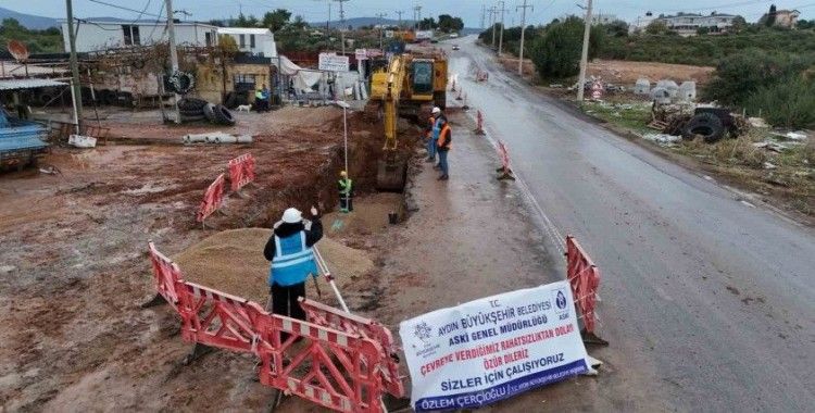 Aydın Büyükşehir Belediyesi Didim’de çalışmalarını hız kesmeden sürdürüyor
