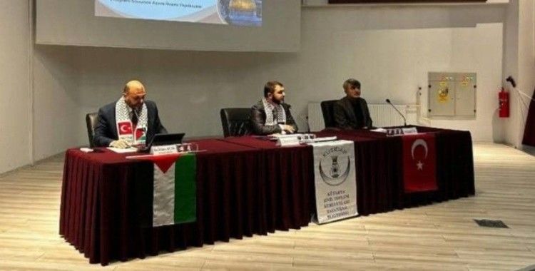 Kütahya’da "Gazze soykırımının ayak izleri" konulu panel
