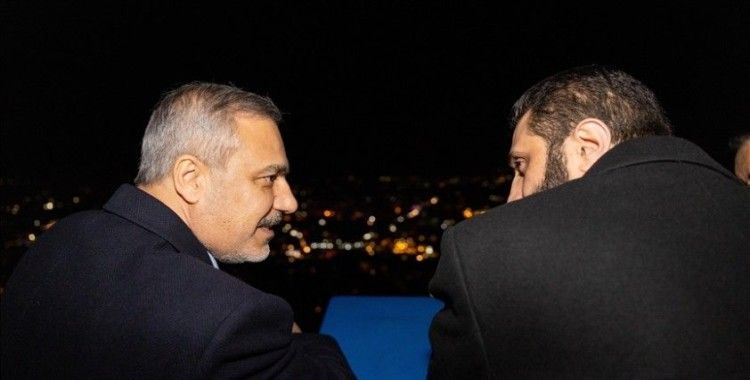 Bakan Fidan ve Suriye'nin yeni lideri Şera, Kasyun Dağı'nda Şam manzarası izledi