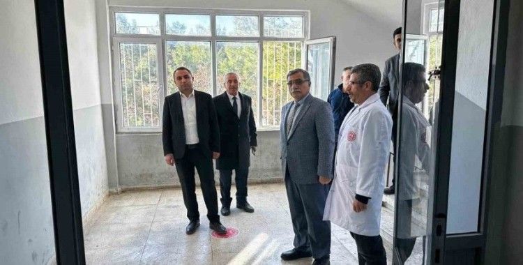 Kaymakam Partal, hükumet konağı binasında inlemelerde bulundu
