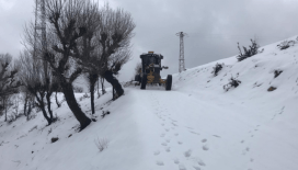 Kulp'ta, kardan kapanan 300 kilometrelik yol ulaşıma açıldı