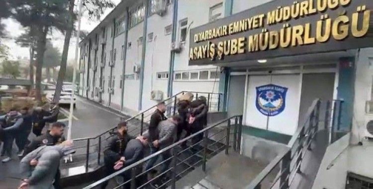 Diyarbakır’da Aralık ayında polis tarafından yakalanan 165 kişi tutuklandı
