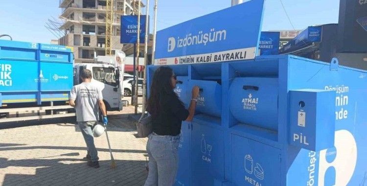 Bayraklı’dan geri dönüşüme 1 yılda 650 ton atık
