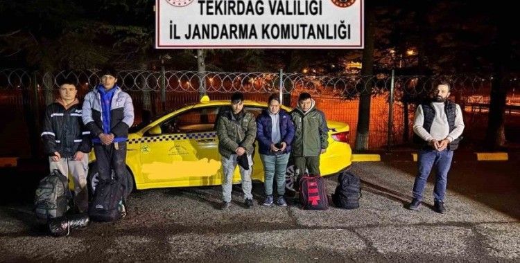 Tekirdağ’da düzensiz göç uygulamasında 5 göçmen ve 1 organizatör yakalandı
