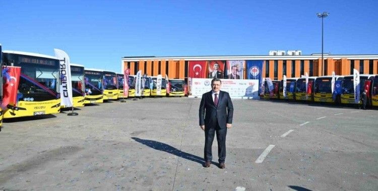 Trabzon’a 19 yeni otobüs
