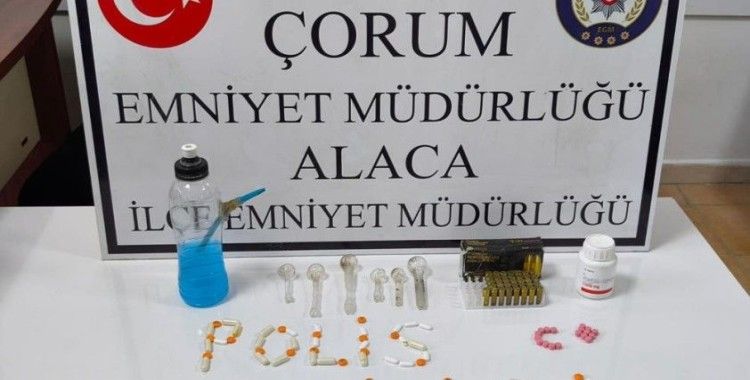 Alaca'da uyuşturucu operasyonu: 5 gözaltı