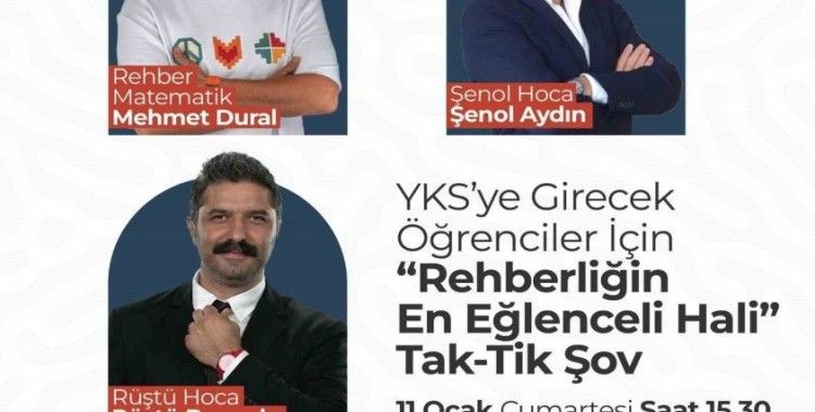 Merkezefendi Belediyesinden YKS adaylarına Tak-Tik şov
