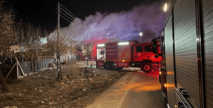 Kayseri'de müstakil evde korkutan yangın