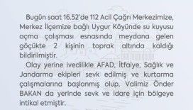 Amasya’da göçük: 2 kişi toprak altında
