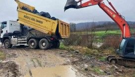 Su hattında güçlendirme çalışmaları
