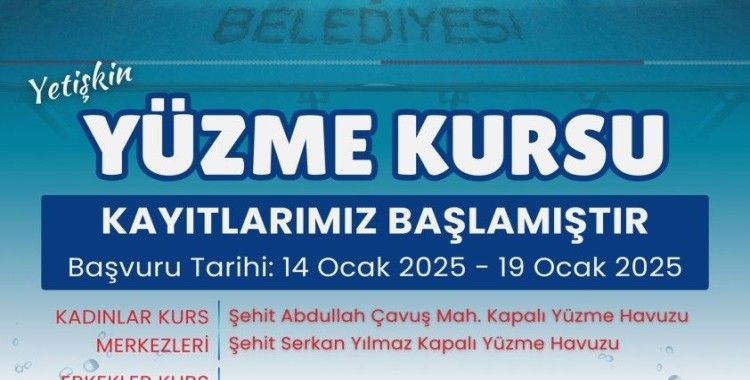 Kahramanmaraş'ta yüzme kursları başladı