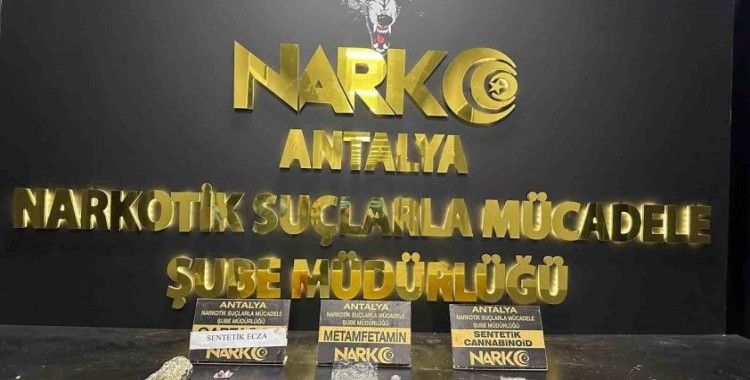 Antalya’da son bir haftada uyuşturucu operasyonlarında 19 tutuklama
