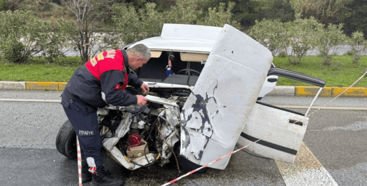 Söke'de trafik kazası: 1 ölü, 2 yaralı