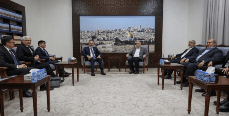 Dışişleri Bakanı Fidan, Hamas yetkilileriyle görüştü