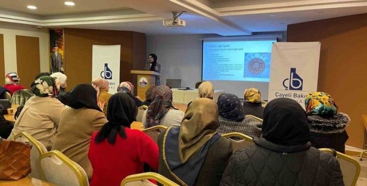 Çayeli Bakır İşletmeleri ve Kadın Kooperatifinden Ramazan ayı için sağlıklı yaşam semineri
