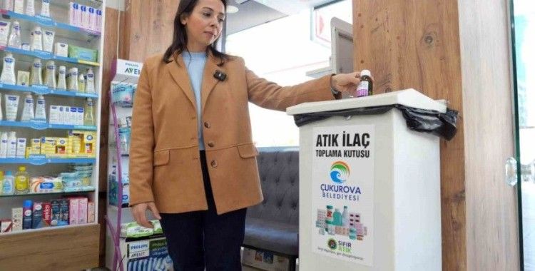 Çukurova’da 2.1 ton atık ilaç toplandı
